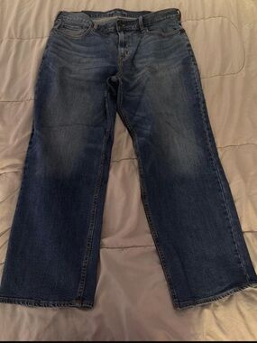 Old Navy Men’s Relaxed Fit Dark Blue Denim Jeans